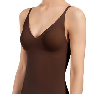 Women's Fit Camisole with Built in Bra - Spaghetti Straps Camis Tank
